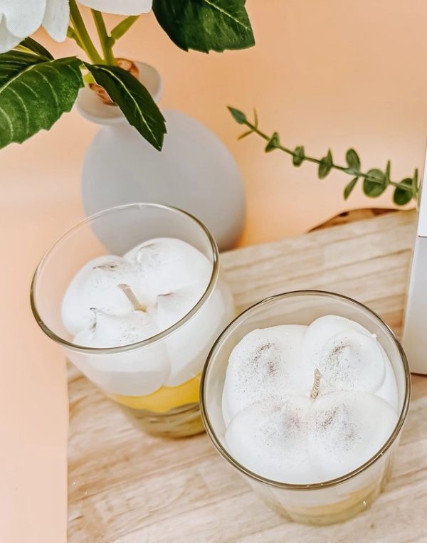 Bougie gourmande parfumée au Citron meringué – Image 3