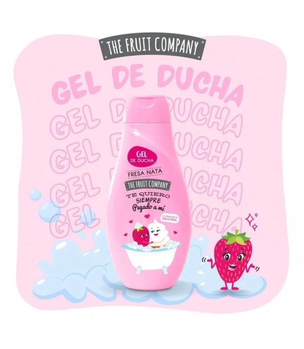 Gel douche parfumé à la Fraise Chantilly - 600ml