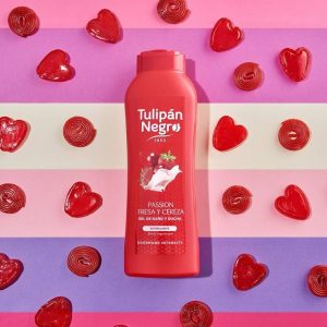 Gel douche et bain parfumé à la Fraise Cerise - Vegan - 650ml