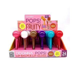 Gloss et baume à lèvres Pops Fruité un 2 en 1