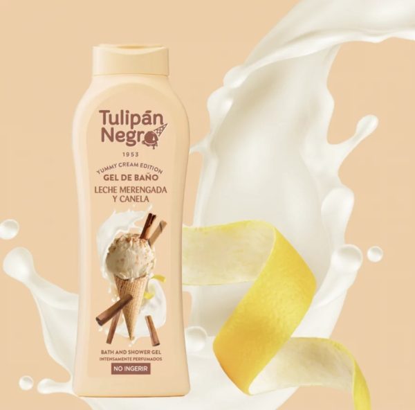 Gel douche et bain parfumé  Crème glacée meringuée cannelle - Vegan - 650ml