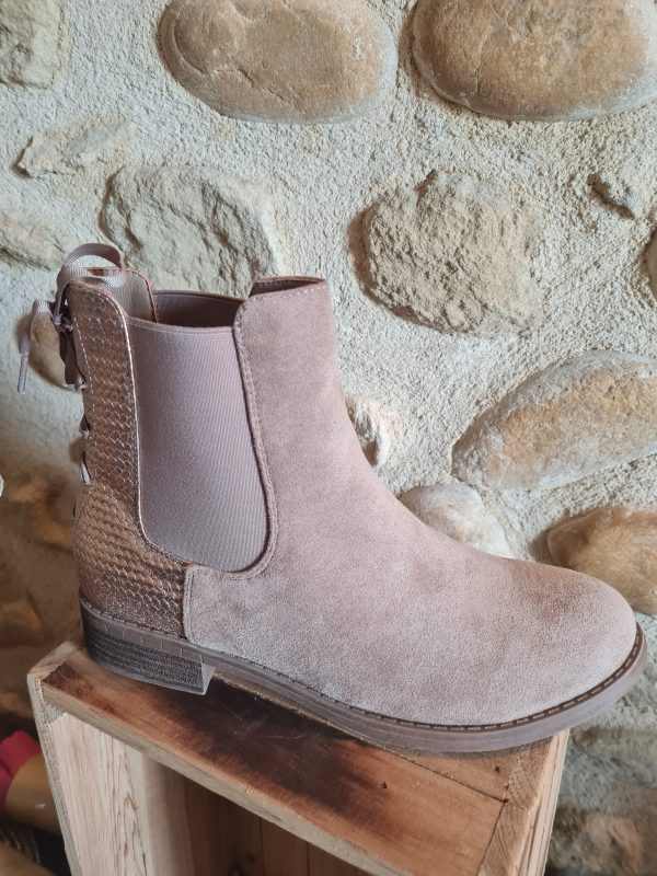 Boots plates Taupe Beige