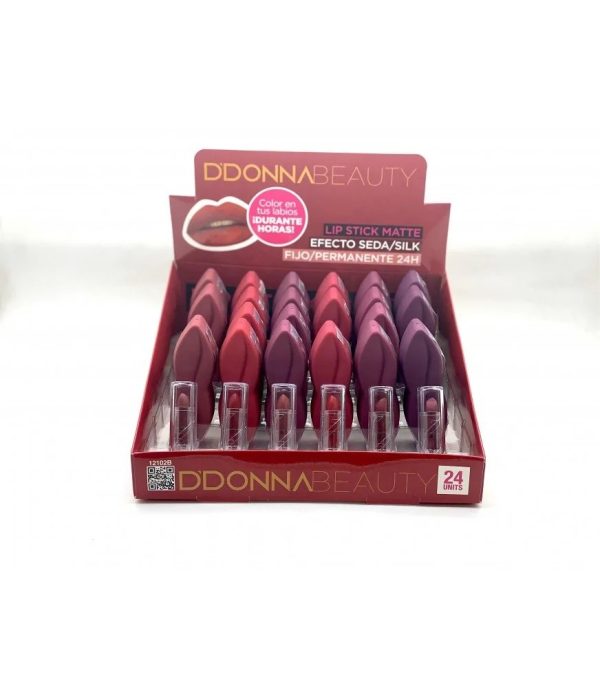Rouge à lèvres Mat Effet Velours Seconde Peau 24h - 12 teintes – Image 2