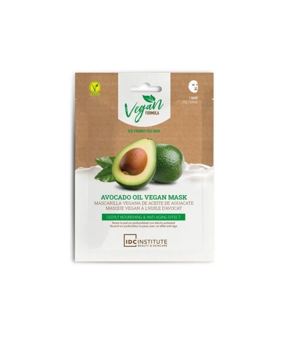 Masque Vegan en tissu à l'Huile d’Avocat - Nourrissant et Anti-âge