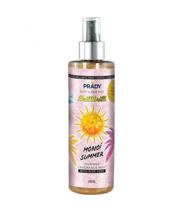 Brume scintillante corps et cheveux - Monoi Summer - 250ML – Image 2