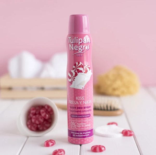Déodorant en spray Fraise chantilly – 0% Alcool et 0% sel d’aluminium -200ml