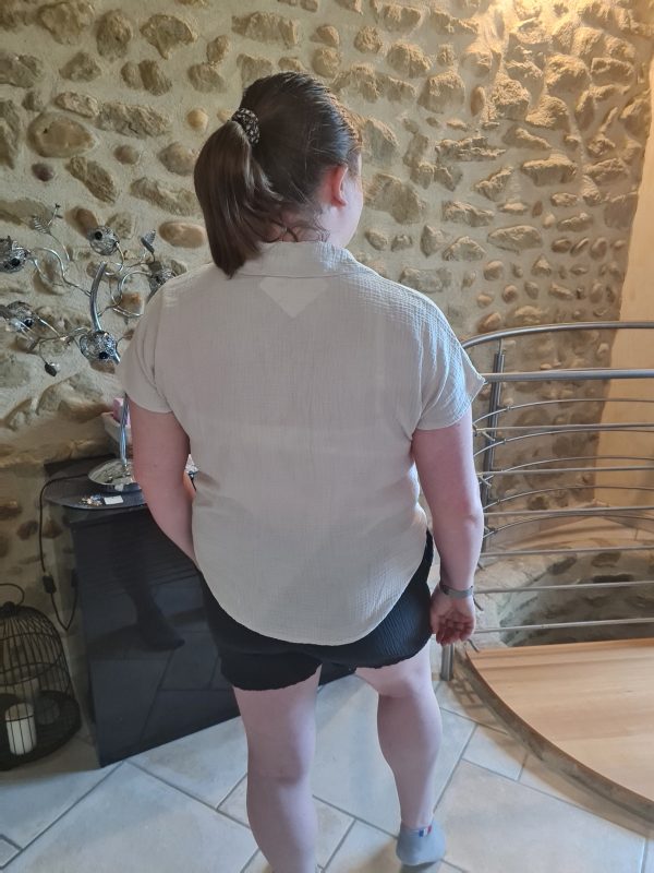 Chemise en gaz de coton - Beige - Taille unique du 36 au 44 – Image 3