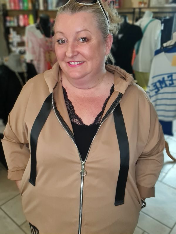 Veste style Coupe vent HOPE - Camel - TU du 42 jusqu'au 52 – Image 2