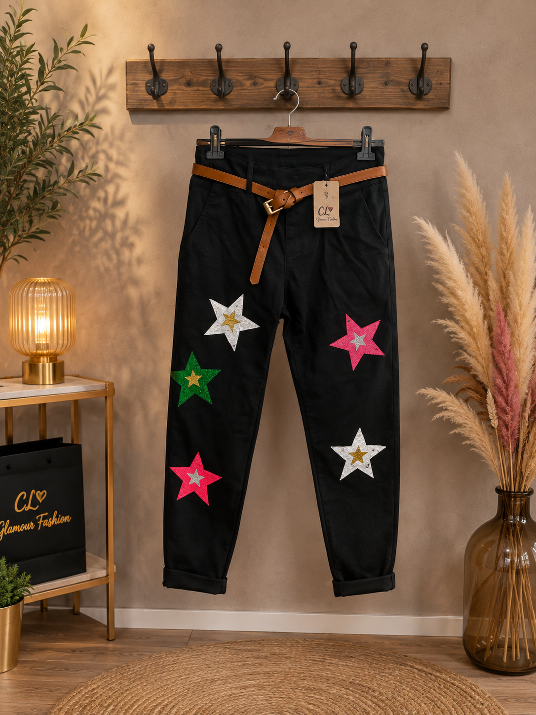 Pantalon Etoiles 🌟 - T2 et T4 - noir – Image 3
