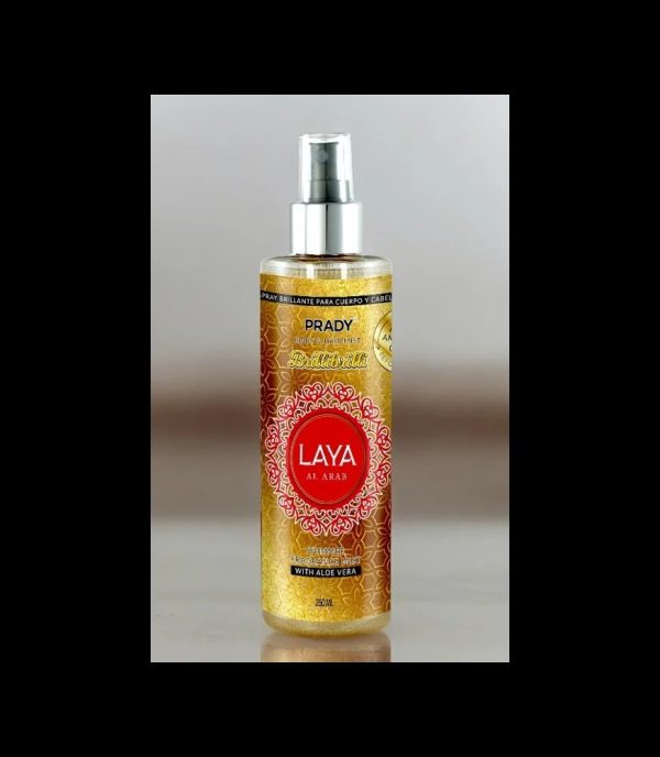 Brume scintillante corps et cheveux "Laya al arab" inspiration olfactive Ameerat al arab - 250ML