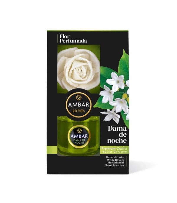 Fleur magic parfumée Dame de nuit Fleurs blanches– 60 jours - 0% Alcool – Image 2
