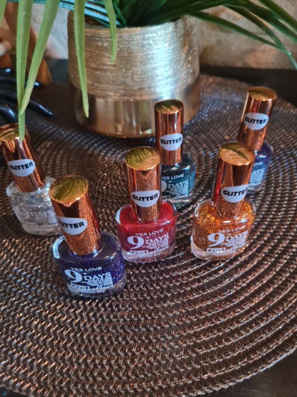 Vernis 9 Days Effet Gel Pailleté n°18 - 13ml -