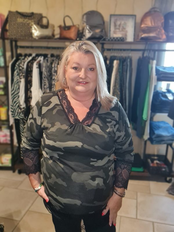 Tee shirt Camouflage ML imprimé TU jusqu'au 50/52 – Image 3