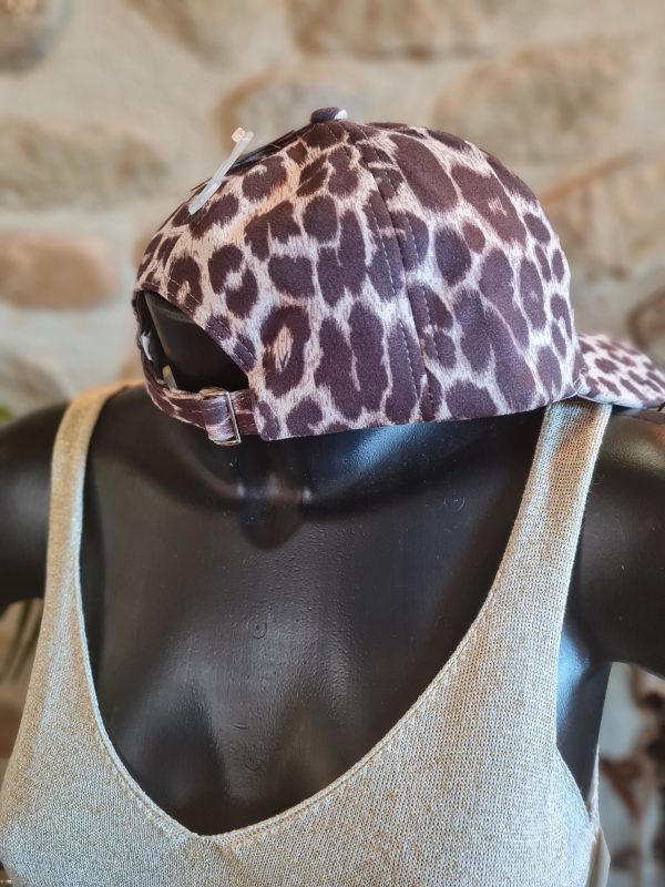 Casquette Léopard beige réglable – Image 5
