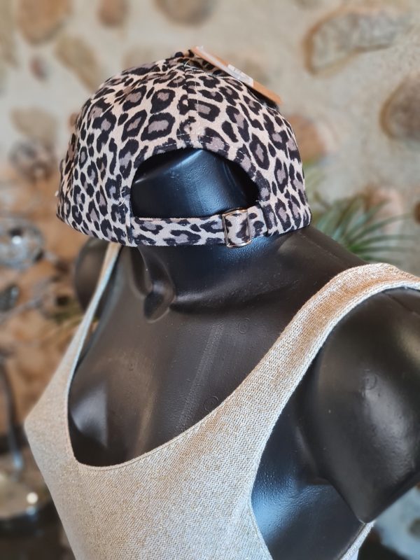 Casquette Léopard 2 beige réglable – Image 4