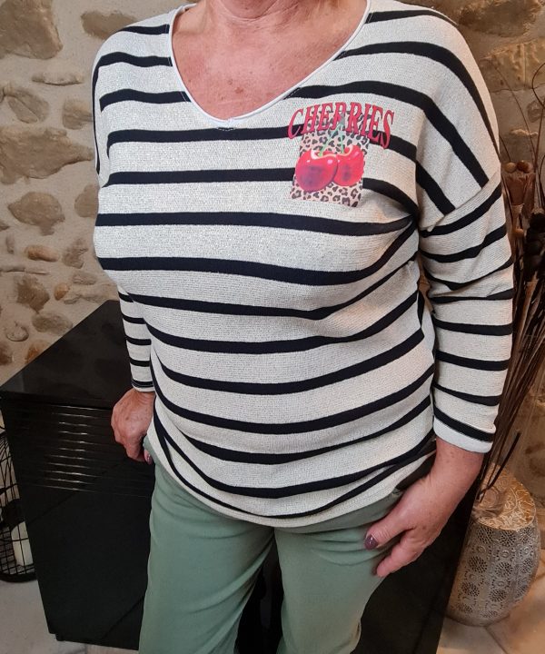 Pull fin Cerise TU jusqu'au 42/44