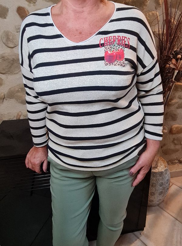 Pull fin Cerise TU jusqu'au 42/44 – Image 3