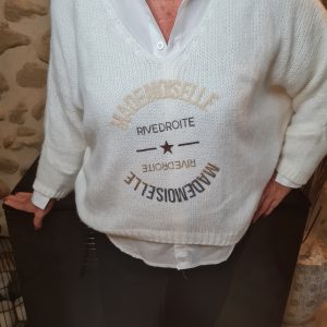 Pull Mademoiselle Rive Droite TU jusqu'au 44
