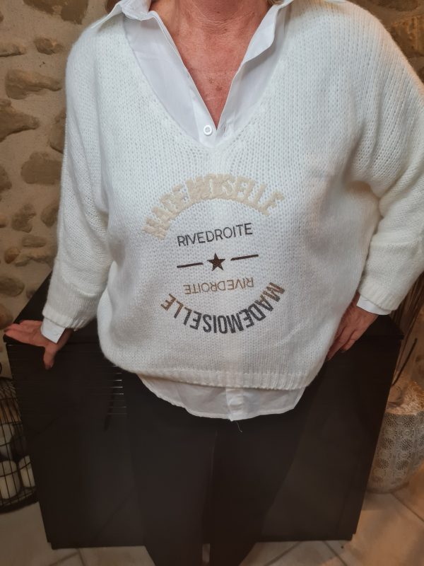 Pull Mademoiselle Rive Droite TU jusqu'au 44