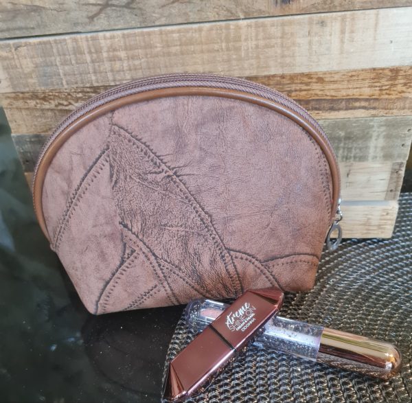 Jolie Trousse de rangement différentes tailles marron – Image 7