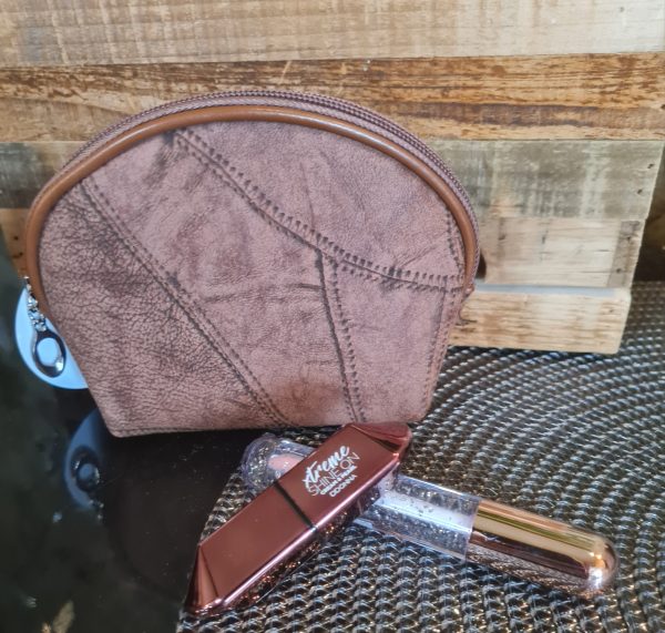 Jolie Trousse de rangement différentes tailles marron – Image 8