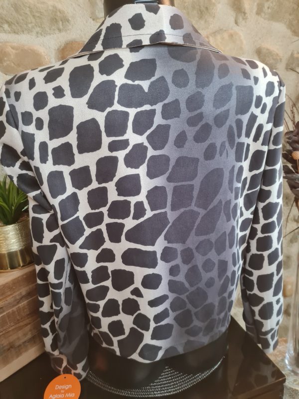 Veste style perfecto suédine Léopard TU jusqu'au 40 – Image 7