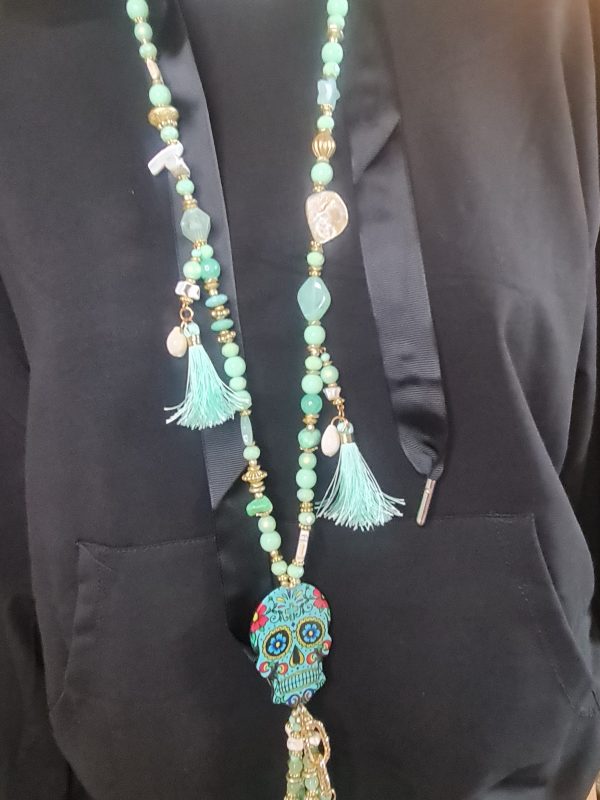 Collier sautoir avec perles avec TDM – Image 3