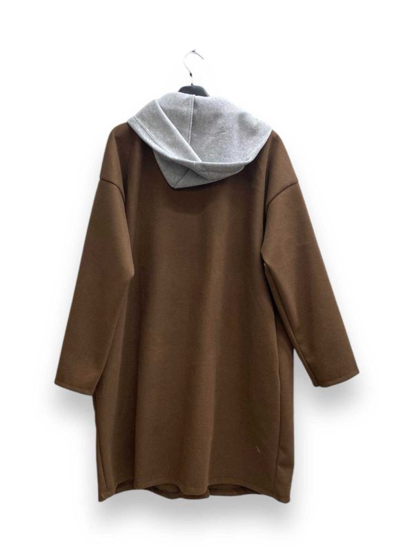 Manteau à capuche sweat grise détachable TU GT jusque 52 – Image 4