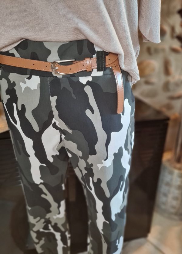 Jegging imprimé camouflage avec  ceinture- T1 à T6 – Image 2
