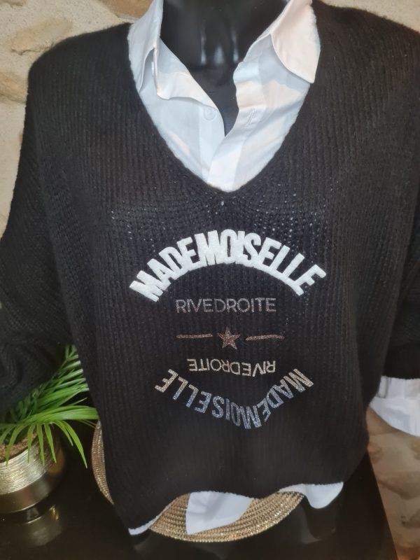 Pull Mademoiselle Rive Droite TU jusqu'au 44 – Image 7