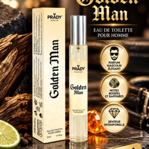 Eau de toilette Golden man inspi olfactives "One Million"- Homme - 33 ml -