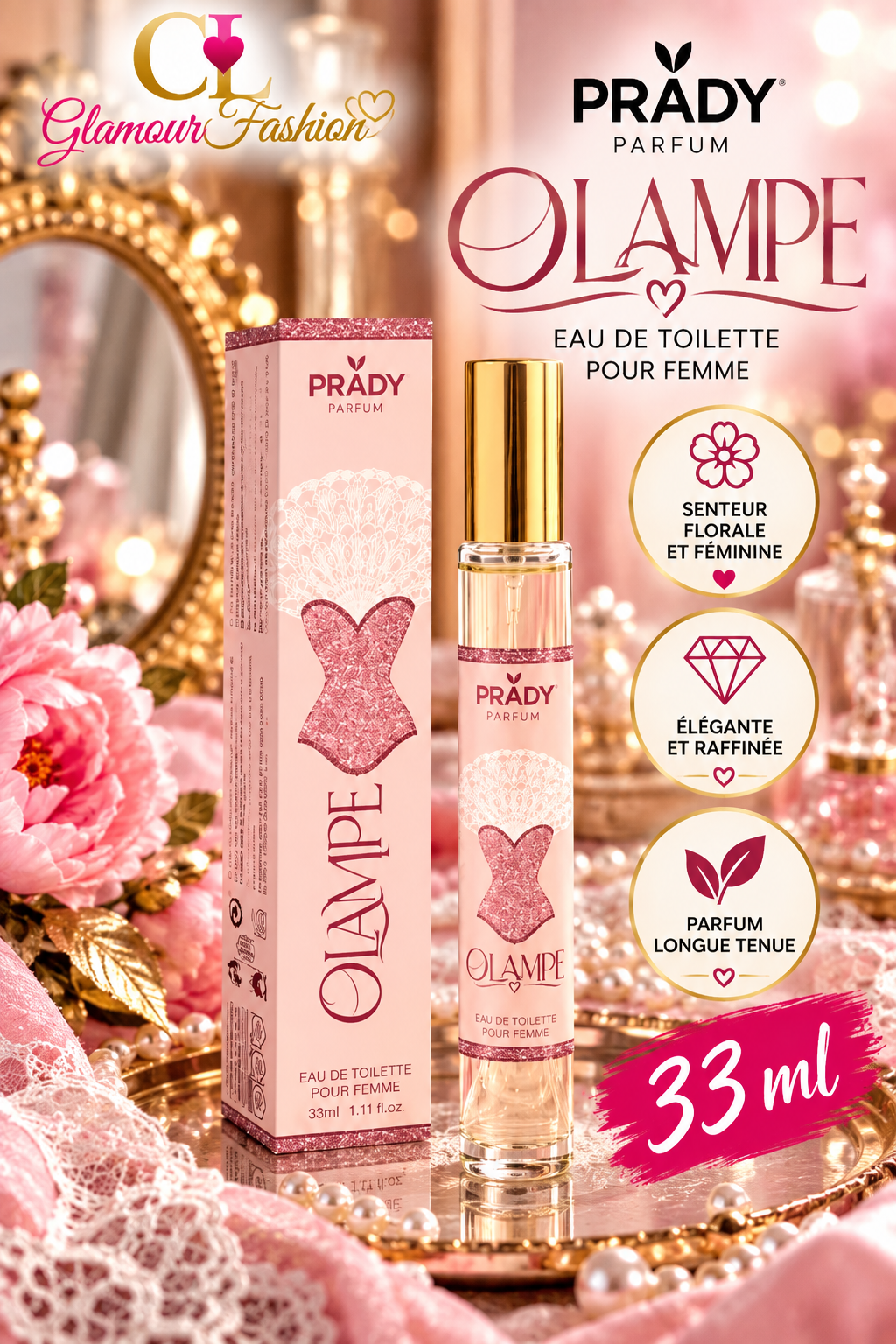 Eau de toilette Olampe inspi olfactives "Olympéa"- Format 33 ml -