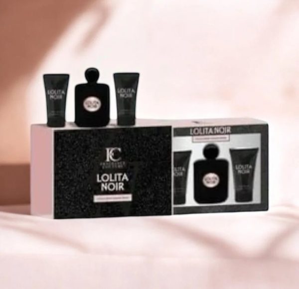 Coffret Lolita Noir inspi olfactives "Lolita Lempicka " - Eau de parfum 100ml + Body lotion 90ml + Gel douche 90ml