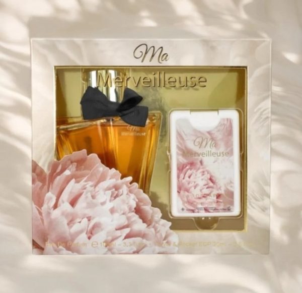 Coffret Femme Ma Merveilleuse inspi olfactives "La Vie est belle"  - Parfum 100 ml +  parfum format pocket 20 ml -