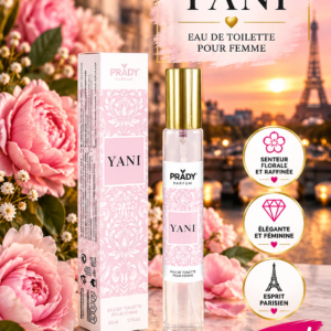 Eau de toilette Yani inspi olfactives "Yara rose" - Femme - Format 33 ml -