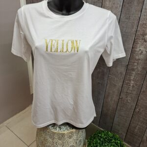 Tee shirt Yellow - TU PT - 34 au 40/42
