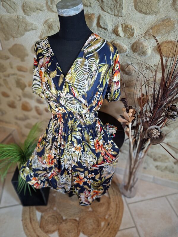 Robe Magique courte imprimée Fond Marine - 36 au 52 – Image 6