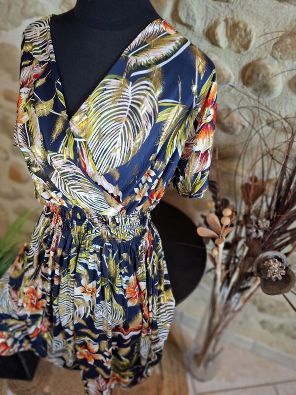 Robe Magique courte imprimée Fond Marine - 36 au 52 – Image 7