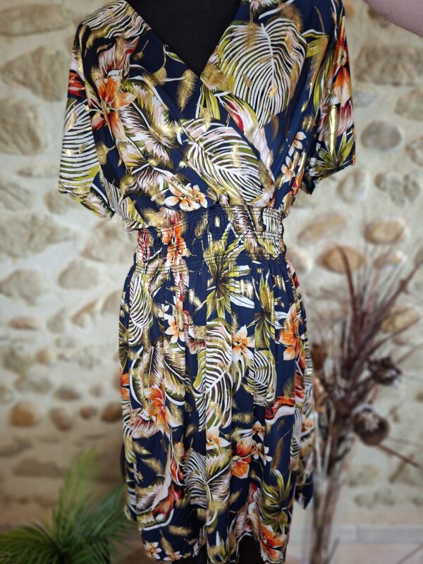 Robe Magique courte imprimée Fond Marine - 36 au 52 – Image 5