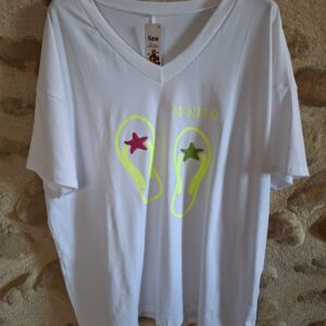 Tee shirt Mojito Tong Fluo - TU GT - 44 au 50/52