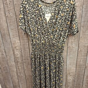 Robe Magique courte imprimée Fond Noir - 36 au 52