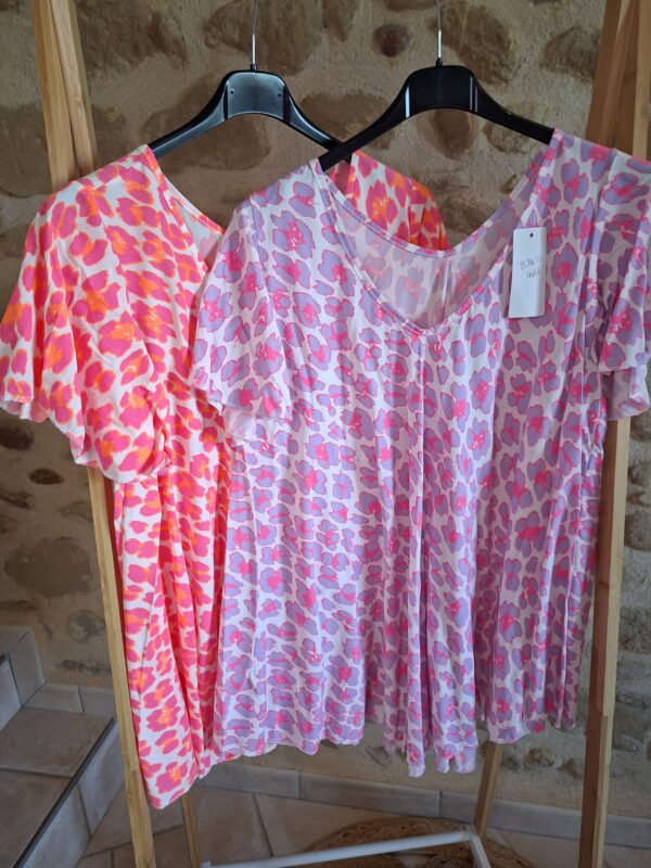 T-shirt fluide Leo Fluo - TU MT - 38 au 44/46 – Image 6