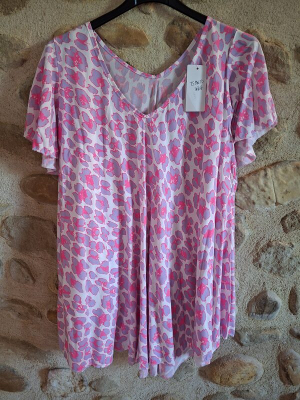 T-shirt fluide Leo Fluo - TU MT - 38 au 44/46 – Image 4