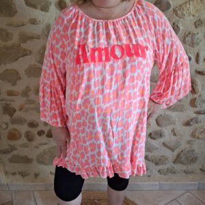 Tunique fluide Leo Fluo - TU GT - 46 au 52