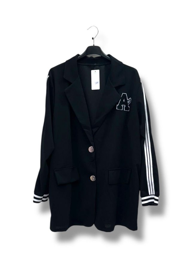 Veste "A" type Blazer avec rayures manches - 2 boutons - TU GT - 46 au 52/54 – Image 4