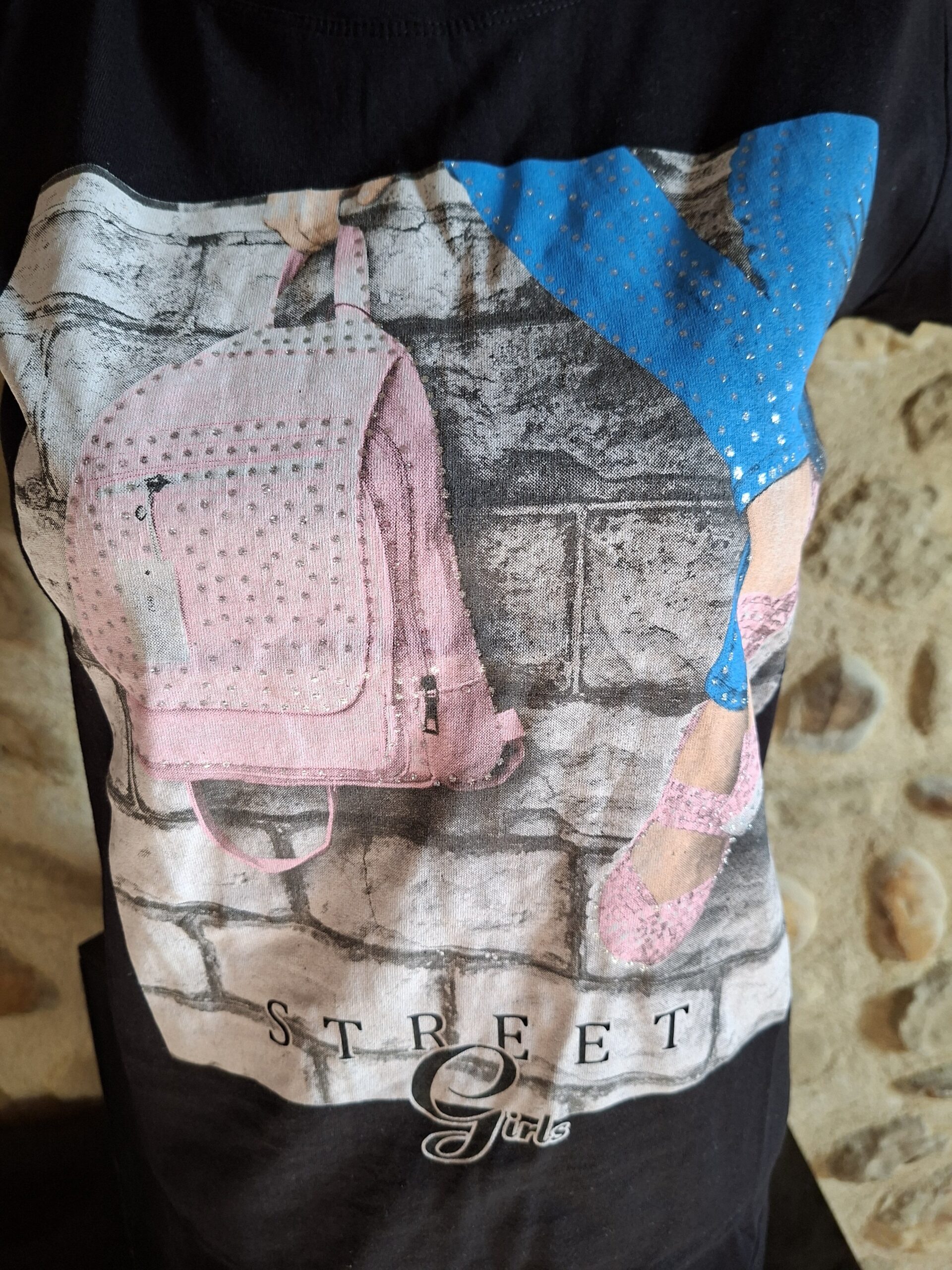 TS Bag Noir imprimé - Coton - Taille M ou L ou XL – Image 3