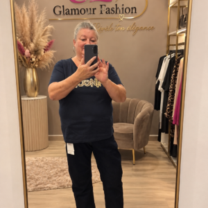 Jean Mom Fit avec ceinture - GT - Denim brut