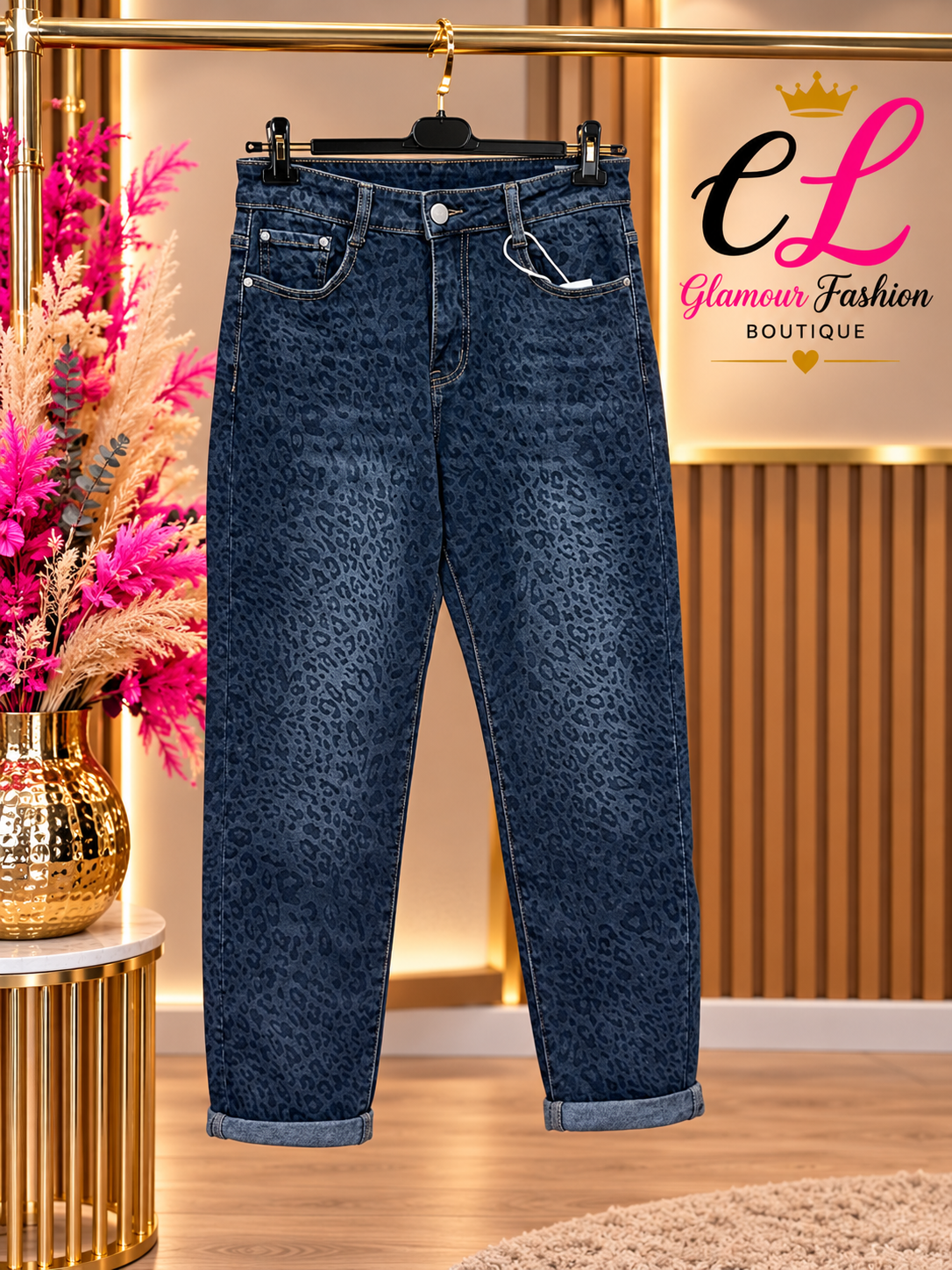 Jean Léo coupe Mom Fit - Denim – Image 4