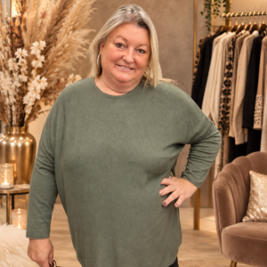 Pull fin uni coupe oversize - TU GT jusque 60 et +